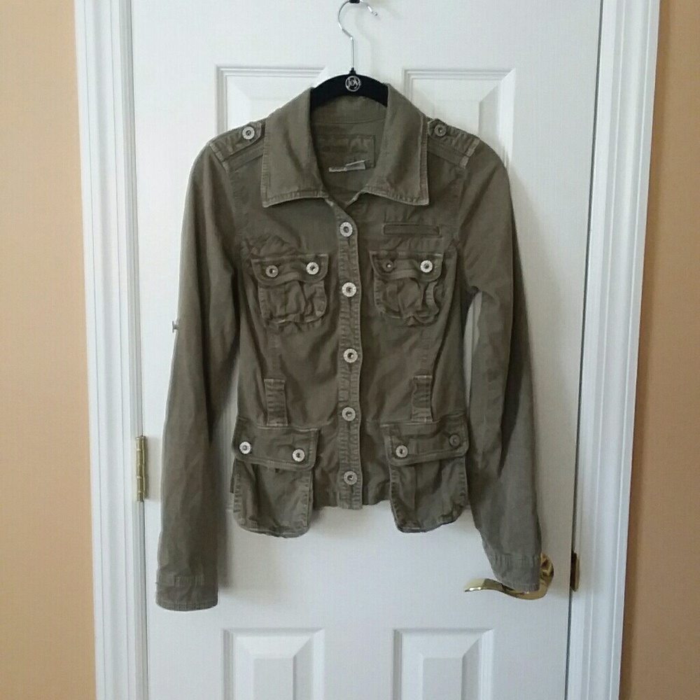 Guess Jeans Olive Green Jacket